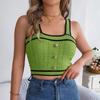 Women Sleeveless Neck Tees V Solid Color T Shirt Ladies Tee Shirt Street Knitwear Wear Top