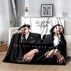 Queen of Tears TV HD Druck Flanelldecke Weicher Plüsch Sofadecke Wohnzimmer Schlafzimmer Warme Decke Moderne Heimdekoration Geschenk