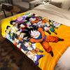 1pz Coperta in Flanella con Stampa Son Goku, Alta Qualità per Tutte le Stagioni, Decorazione per la Casa, Calore e Comfort, Perfetta per Regali di Natale