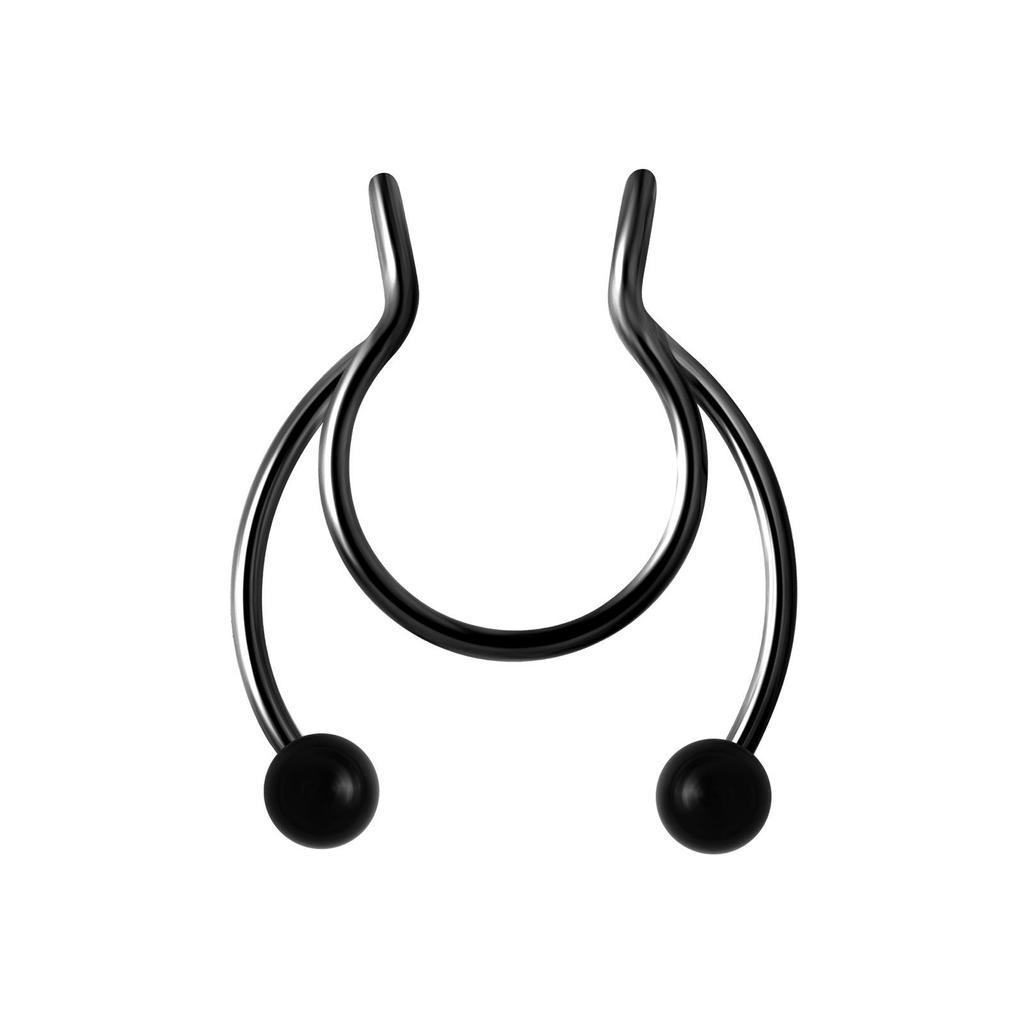 Trendy European & American No-Piercing Horseshoe Nose Clip Jewelry