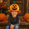 Bulk Event Gift Supplies Halloween Pumpkin Hat for Kids Adults Funny Plush Universal Fit Cap Witch Party Costume Cosplay Stage Performances Script