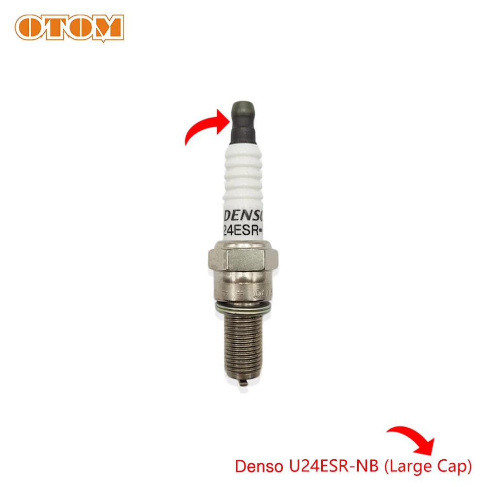 

Motorcycle Spark Plug U24ESR-NB/ CRR8E For ZONGSHEN NB300 CBS300 NC250 4T Engine Parts High Performance Ignition Denso U24ESR-NB