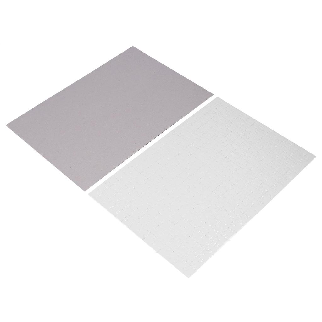 10 Sets DIY Blank Puzzle Heat Press Jigsaw Sublimation Transfer Consumables A3 26x38.5cm 252pcs