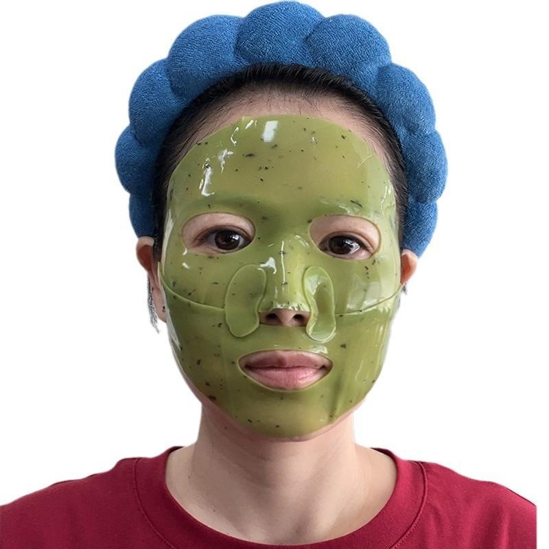 Qinrun Zhicui Tea Mask 5 Pieces/Box Crystal Green Lady Mask