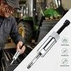 Durable Steel Grease Fitting Accessory Nozzle Unclogging Tool, Heavy Duty Manganese Cleaner, Professional Clearing Device Anti-Rust Galvanized Coating