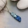 Luxury Premium Simple Natural Stone Fashion Bohemian Geometric Pendant Copper Plated Real Gold Necklace, Jewelry