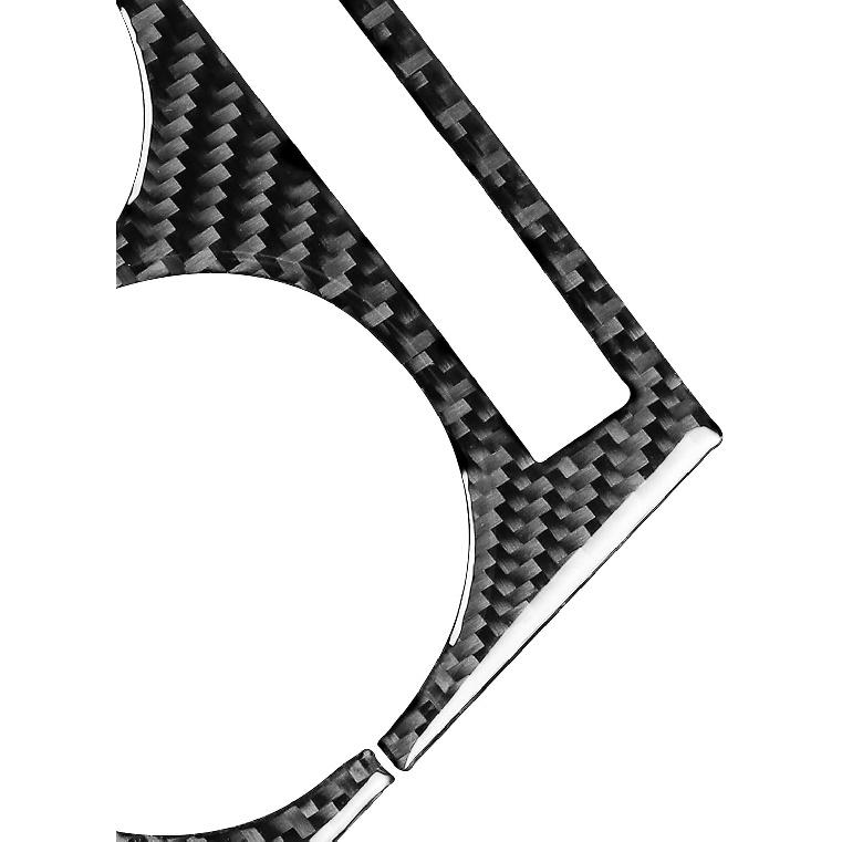 Kohlefaser Autozubehör Innenaufkleber Kompatibel mit Mazda 3 Axela 2010-2013 Mazdaspeed 3 Klimaanlagen-Klimaregelung Bedienfeld AC-Knopf