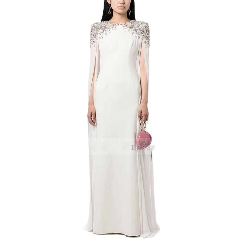 European & American Fashion Rhinestone Long Dress 2025 - Beaded Evening Gown