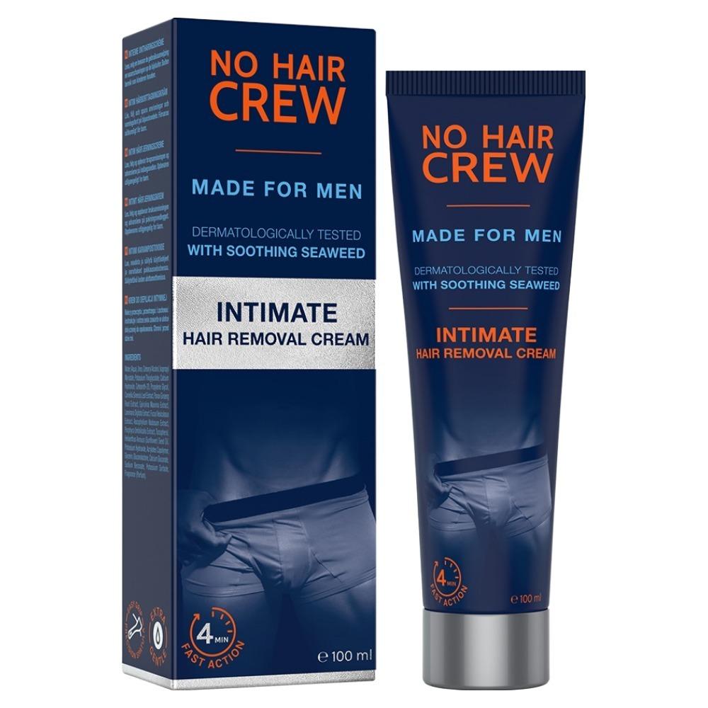 No Hair Crew Men Intimate Hair Removal Cream for Body & Sensitive Areas 100ml
