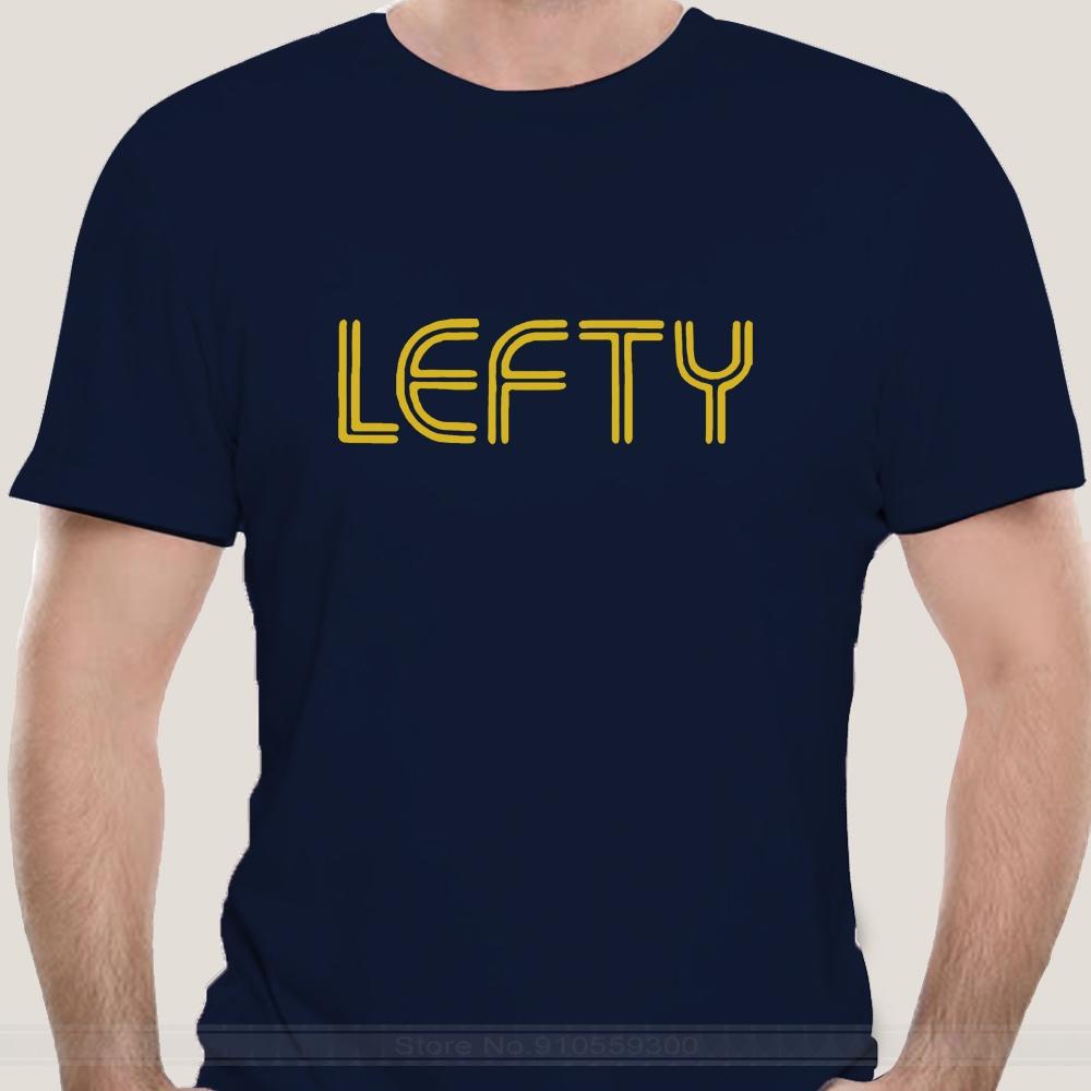 Lefty T Shirt Funny Left Handed Shirts South Paw Cool Vintage Retro 80s Keyboard Scissors Golf Clubs Mens