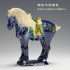 1pcs Trio-colored glazed pottery of the Tang Dynasty Ceramic souvenirs horse Craft Gifts living room decoration Home decorations