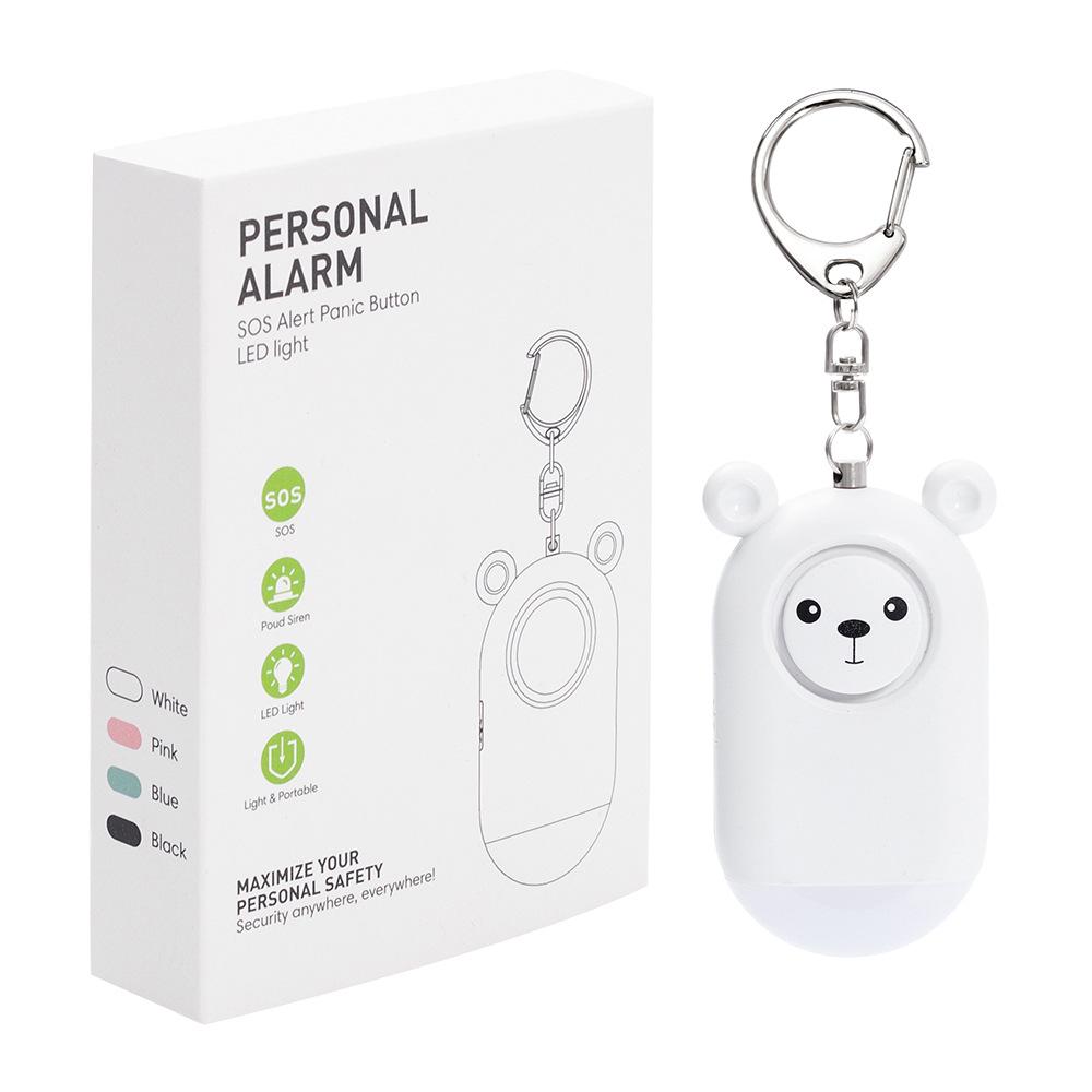 LED Wiederaufladbarer Persönlicher Outdoor-Alarm mit Nachtwarnlicht zur Selbstverteidigung für Kinder