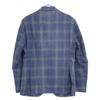 L.B.M.1911 2986 Blue Check Cotton Flannel 2B Jacket Jacket 48R BlueUsed
