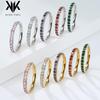 European Starry Sky Diamond Titanium Steel Women's Stackable Midi Ring - Fashionable, High-End Hand Jewelry