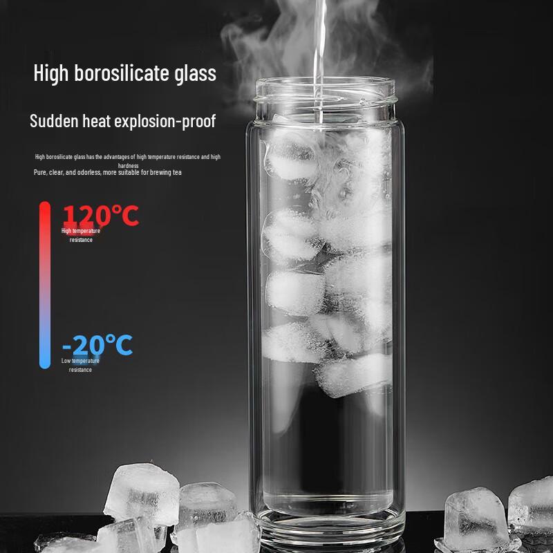 XDO Magnetic Tea Infuser Glass Bottle