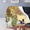 Renaissance Art Painting Blanket Medieval Vintage European Aesthetic Warm Comfortable Flannel Throw Blanket Art Women Blankets