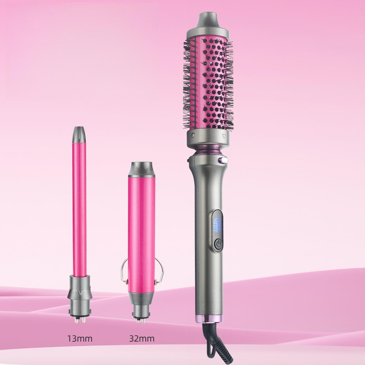 Многофункциональная плойка 5-в-1 со сменными насадками для крупных локонов, локонов-«яичек» и локонов-«шерсти»