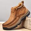 Men 'S Real Leather Ankle Boots Autumn Winter Mens Shoes Fashion Large Size Casual Boots Cowhide Men Genuine Leather Boots