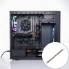 Flexible 4Pin Male to Female PWMs Fan Extension Cord Optimized for GPU Cooling and Systems Air Circulation