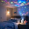 360 Degree Rotating Dreamy Ocean Projector Flexible Neck Party Ambient Light  Ceiling Decoration