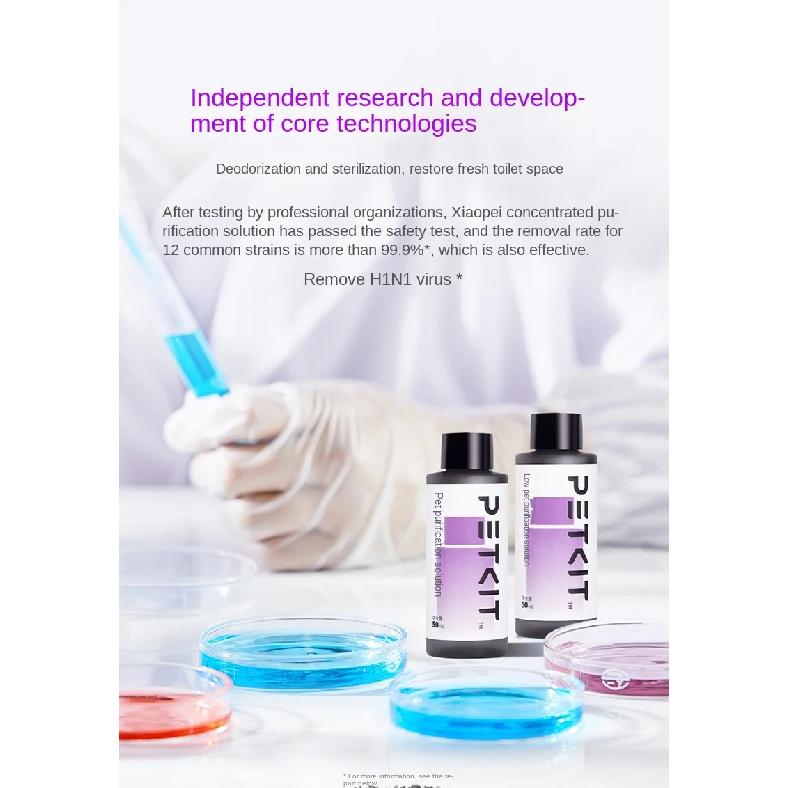 PETKIT Purification Liquid Smart Automatic Self Clean Cat Litter Box Self Cleaning Deodorant Easy To Carry Use for Cat Toilet
