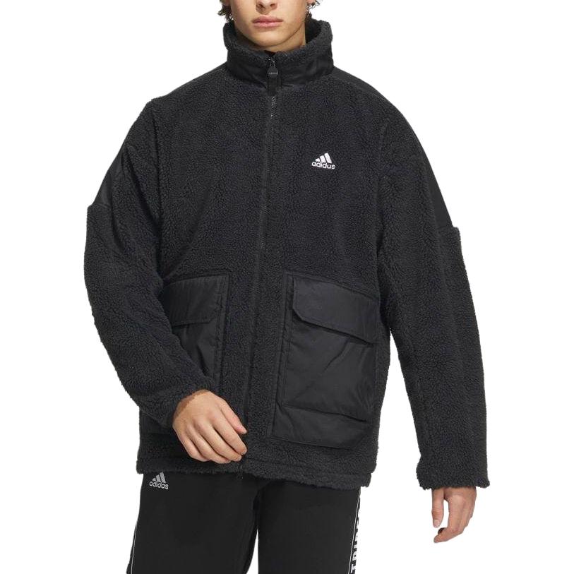 adidas Warding Oversized Boa Full-Zip Jacket Unisex Black IK7341