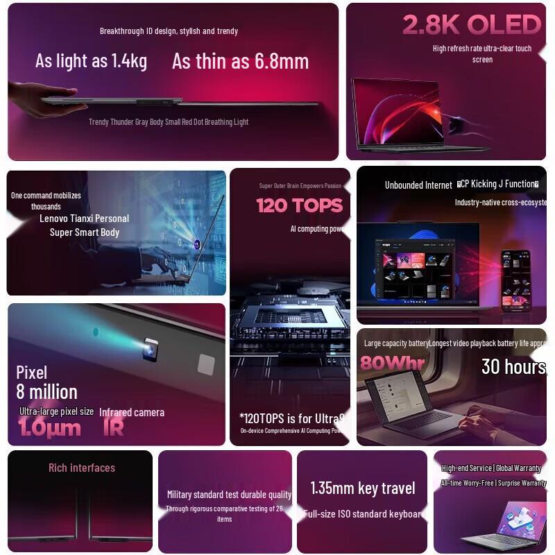 Lenovo ThinkPad X9-15 Aura AI 15.3-inch Business Laptop (CN version)