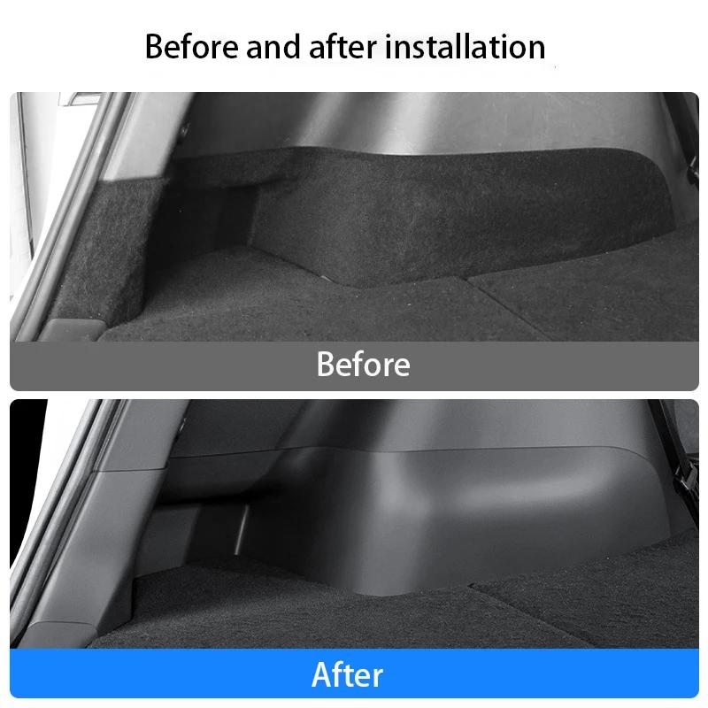 For Tesla Model Y Trunk Guard Full Cover Backplate Side Protection Panel Surface Corner Protection Shell Modification Accessorie