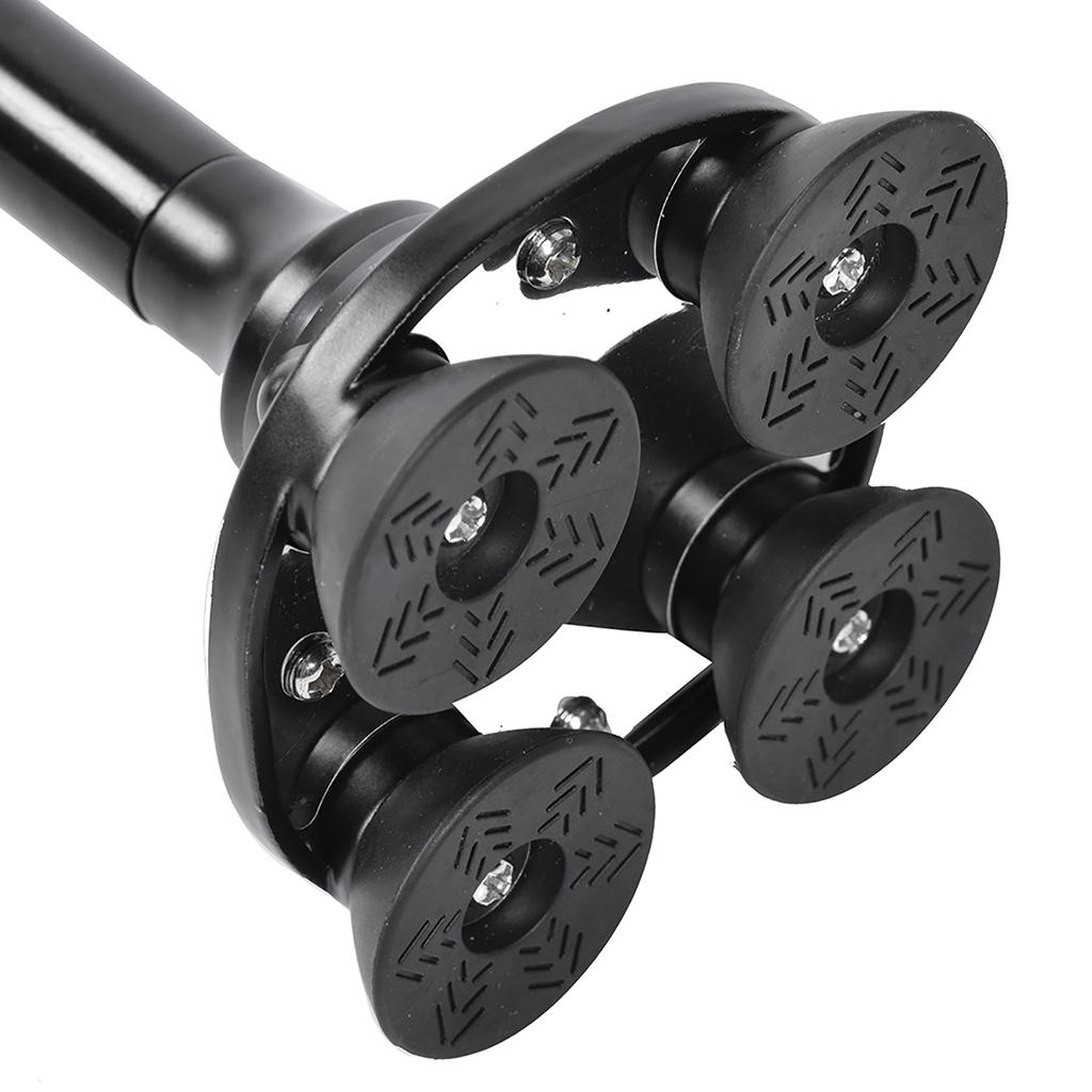 Thicken Aluminum Alloy Outdoor Adjustable Folding Cane Elderly Walking Sticks Gift with Light