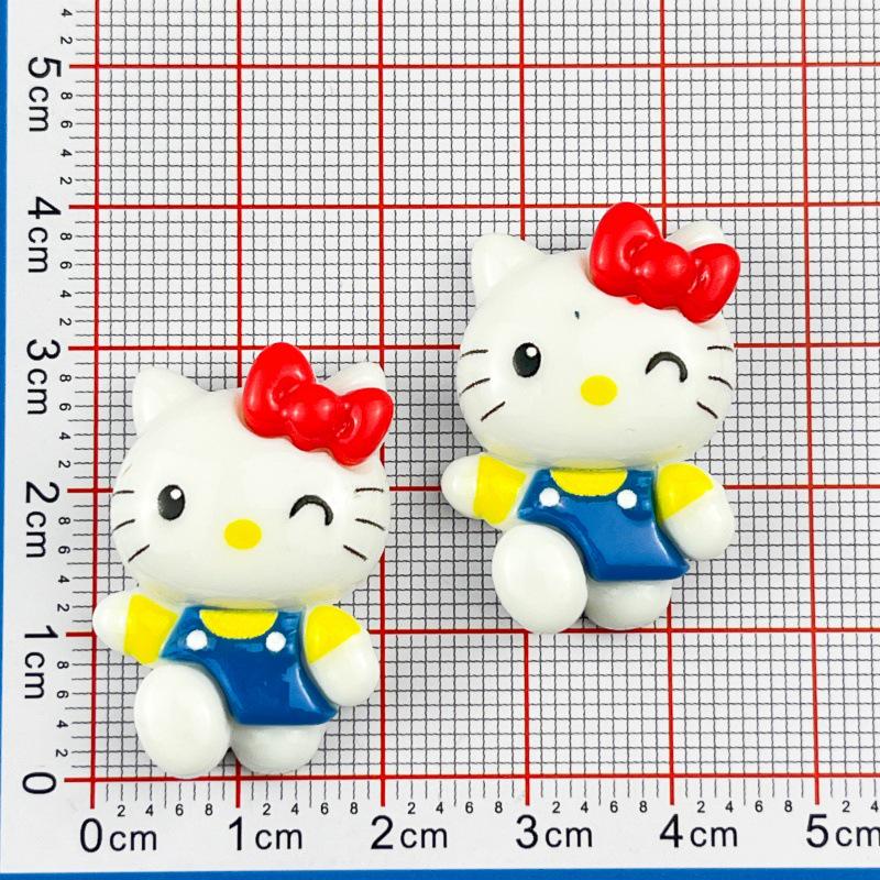Cartoon Airplane & Kiki Cat Resin DIY Accessories: Hair Clips, Phone Cases, Keychain Material