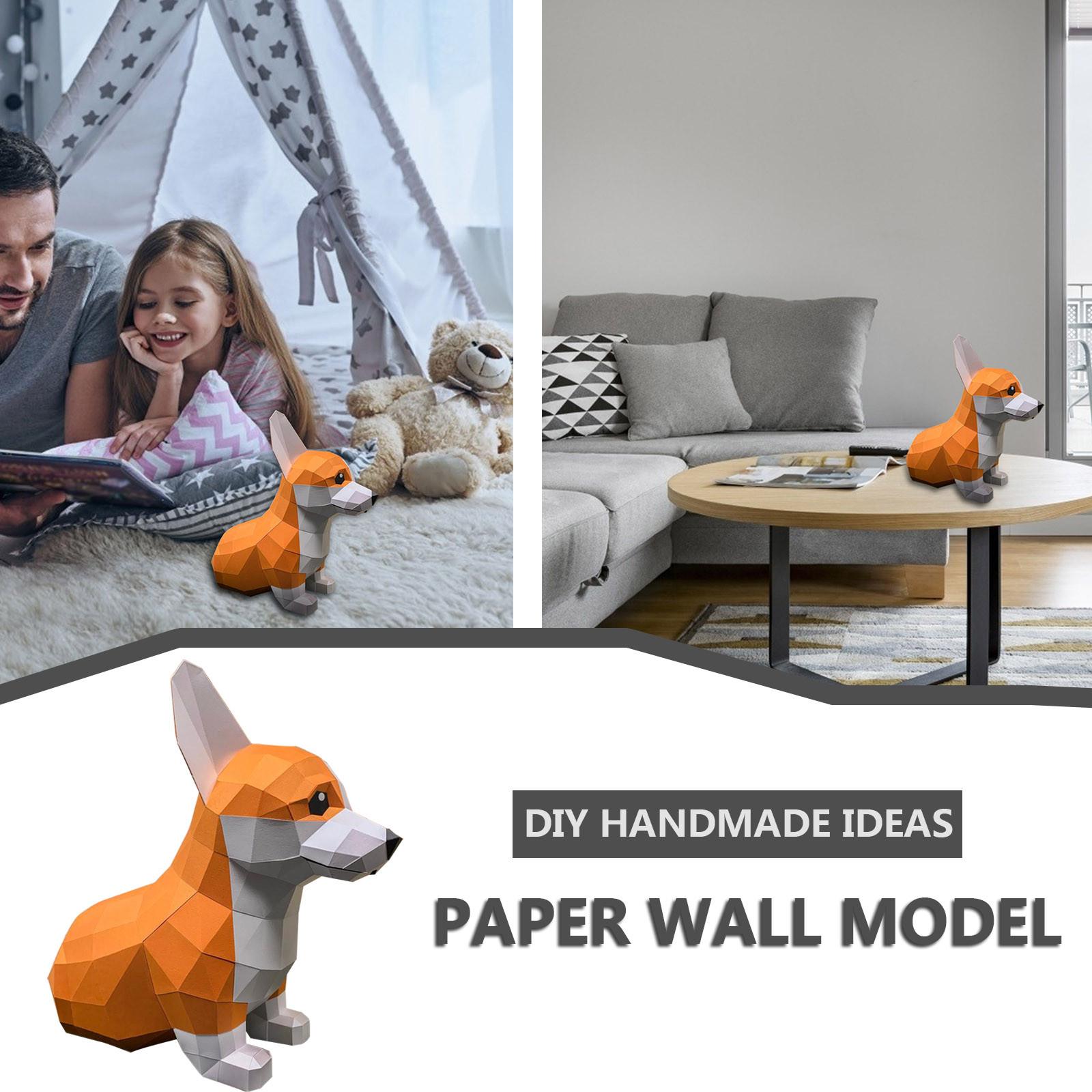 

(SU)DIY 3D модель украшения стены вручную креативное настенное украшение стены