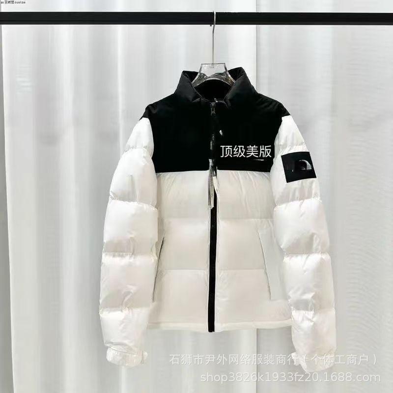 Large plaid down jackets for men and women in autumn and winter, new windproof, waterproof and warm jackets for winter