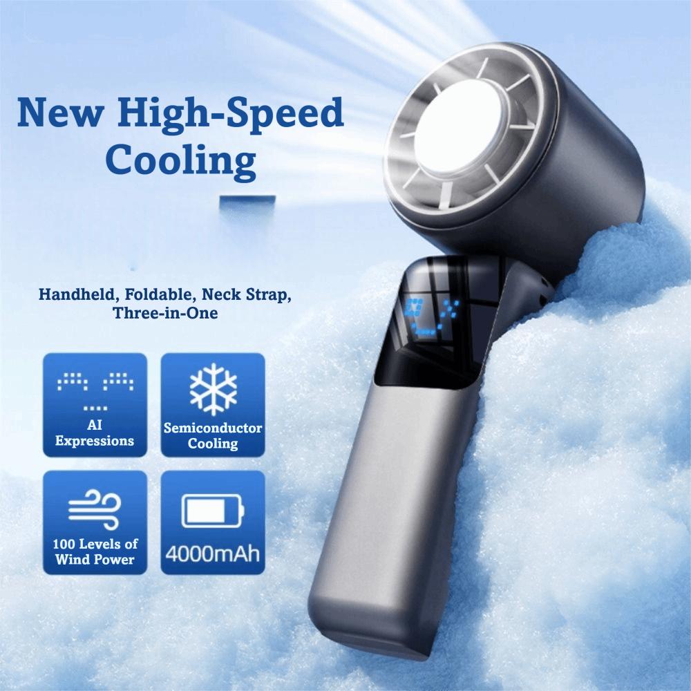 Portable Superconducting Refrigeration Fan Portable Personal Cooling Fan  Summer