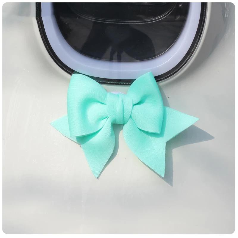 Motorcycle Helmet Ornaments Electric Bike Helmet Bow Style Bowknot For Car Body Decoration Accessories For Girls