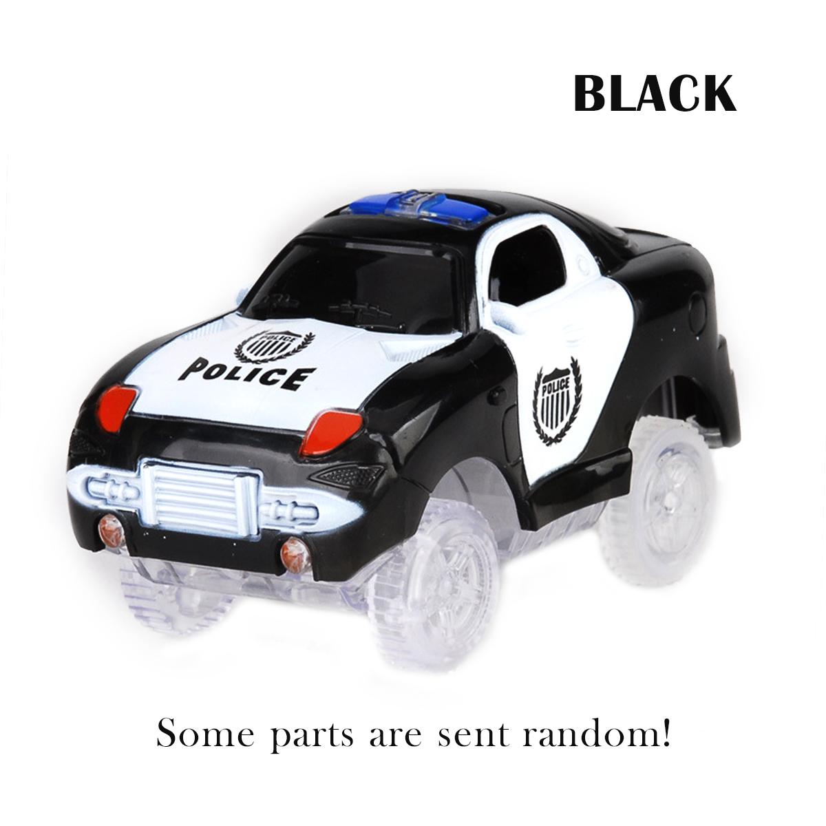 

Мини Треки Машинки, Светодиодные Гоночные машинки для Волшебных Треков Светящиеся в Темноте, Совместимые с Большинством Автотреков Подарки для Детей чёрный