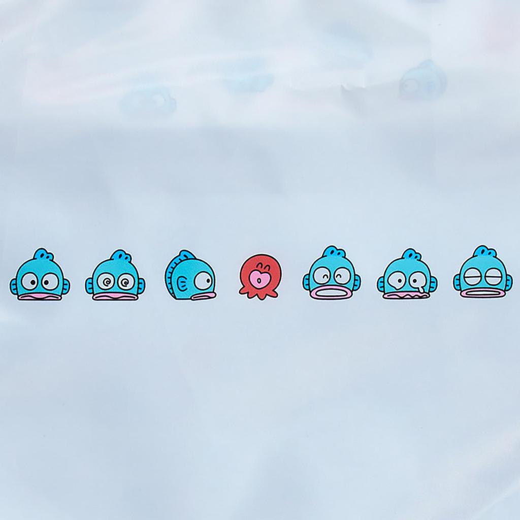 Sanrio Drawstring Bag Funny Face Hangyodon Ages 3 and up 753394 (SANRIO) (Hangyodon & Badtz-Maru Design)