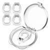 Anti-Snoring Clips, Snoring Improvement Tool, Nostril Opener for Nasal Breathing, Washable, Includes Storage Box (Set of 4) 1.0 Pcs