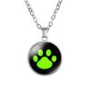 Childhood Fun 3D Ladybug Insect Necklace Colorful Glass Cat Claw Pendant Girl Heart Children's Jewelry Wholesale