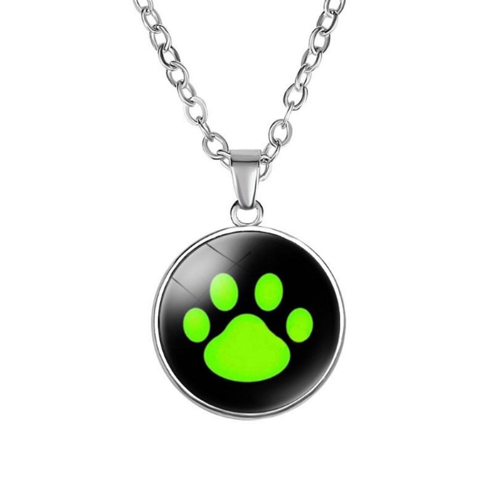 Childhood Fun 3D Ladybug Insect Necklace Colorful Glass Cat Claw Pendant Girl Heart Children's Jewelry Wholesale