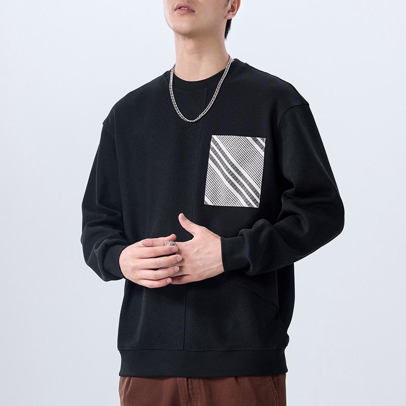 Осенний американский свитер Blockbuster мужской свободный большой — фото 3