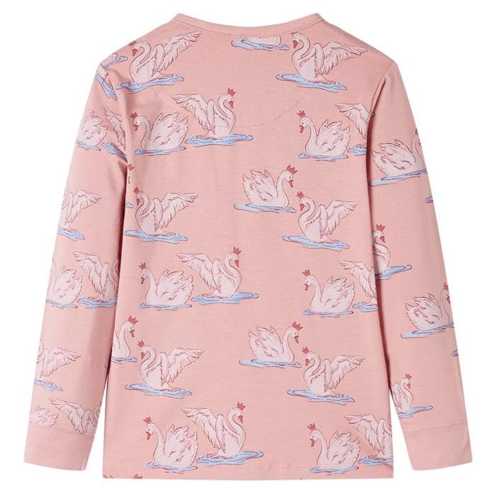 Children's Long-sleeved Pyjamas Light Pink 92/104/116/128/140