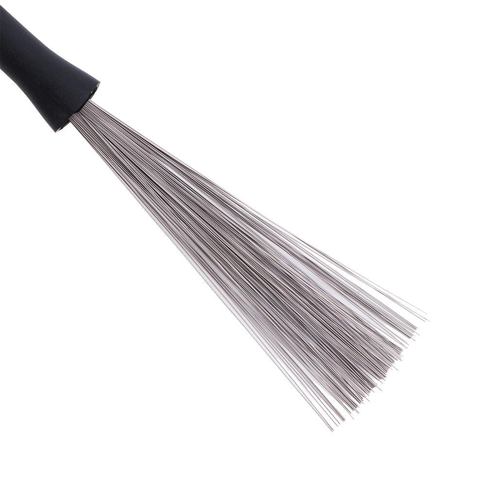 Metal Wire Retractable Sticks Percussion Instruments Percussion Part Drum Brushes Music Cleaning Sticks Brush Musical Cleaner