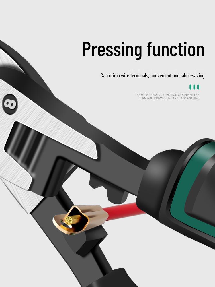 Baolian Electrician's Multi-Tool: Cable Cutter, Wire Stripper, Copper Tube Cutter, and Scissors