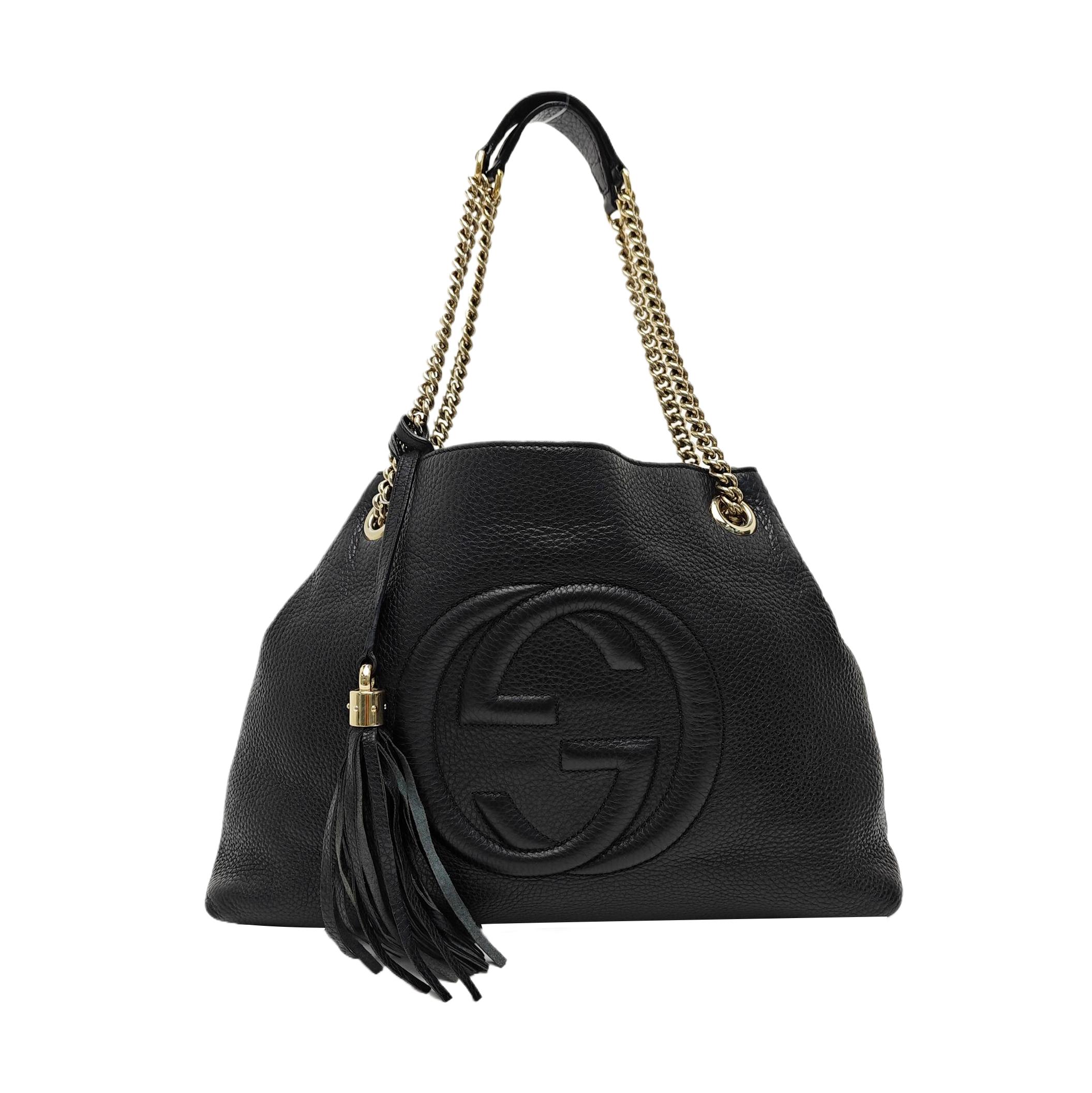 [Pre-Owned] GG Supreme Embossed Logo Tassel