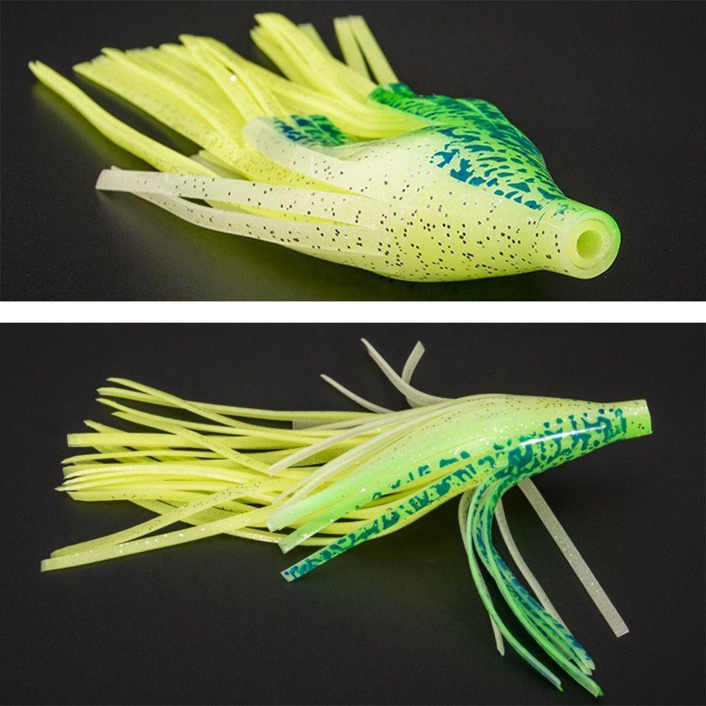 20cm Artificial Swim Soft Silicone Saltwater Octopus Bait Squid Skirt Lure Fishing Tackle