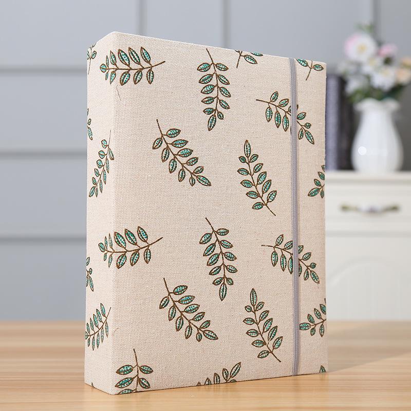 6-Inch 200-Page Cloth Cover Binding Strap Insert Children's Polaroid Photo DIY Album