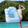 Inflatable Floating Hammock with Armrests & Backrest - Outdoor Mesh Recliner for Adults