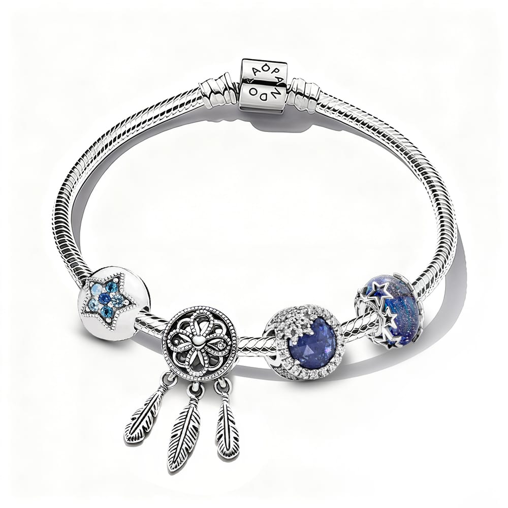 Pandora 925 Sterling Silver Bracelets Women's SL-2