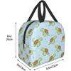 Cute Turtle Thermal Lunch Bag Travel Picnic Bento Cooler Reusable Tote Work Insulated Container Bags for Women Men Boys Girls