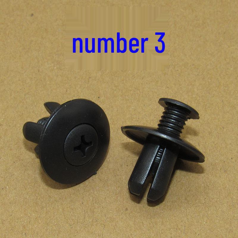 Universal Car Expansion Plastic Screw Clip for Bumper, Trunk, and Fender
